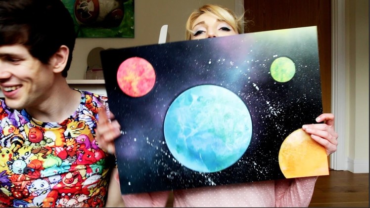 Painting Planets with my Husband