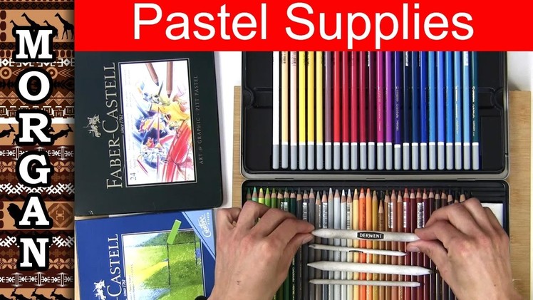 Pastel Drawing for Beginners  - pastel pencil Supplies Jason Morgan wildlife art