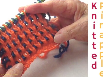 Pinapple Knit Stitch
