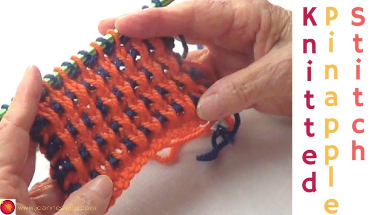 Pinapple Knit Stitch
