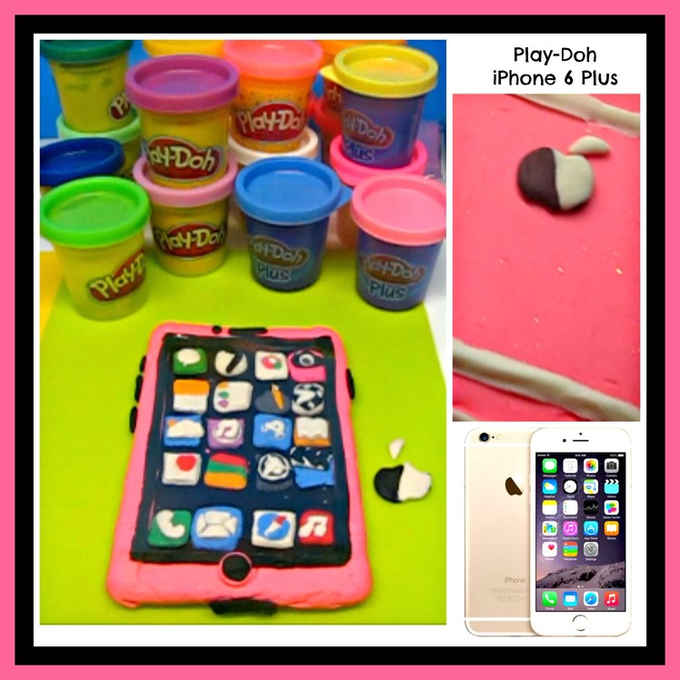 Play Doh How to make an Play-Doh iPhone Mobile Phone crafts