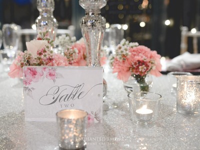 Romantic Pink and Silver Wedding, styled by Enchanted Empire, Event Artisans