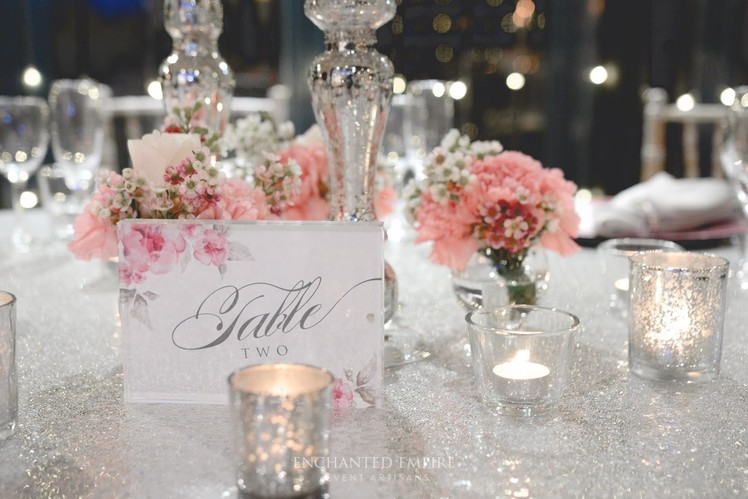 Romantic Pink and Silver Wedding, styled by Enchanted Empire, Event Artisans