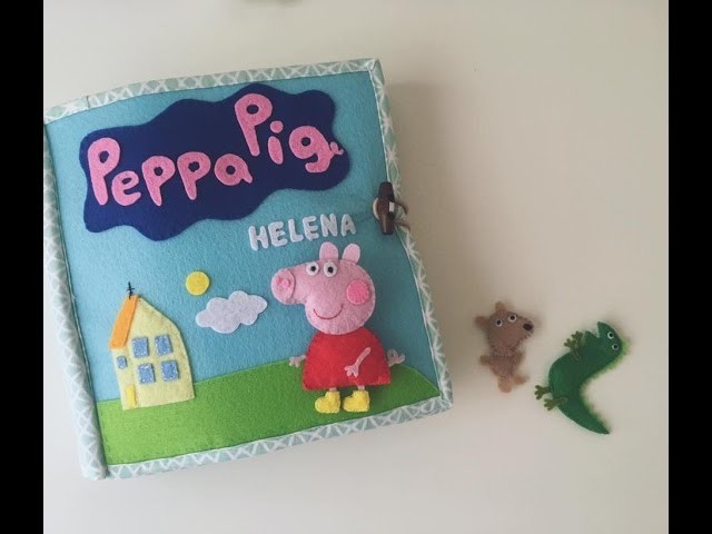 Second quiet book for my daughter (Peppa pig version)