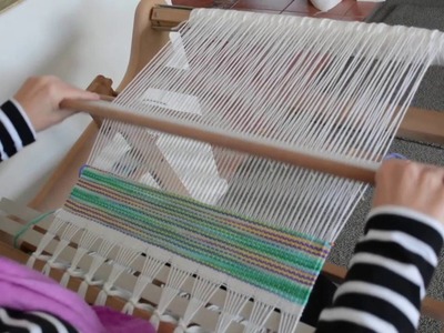 Tote bag weave along -  weaving part 1
