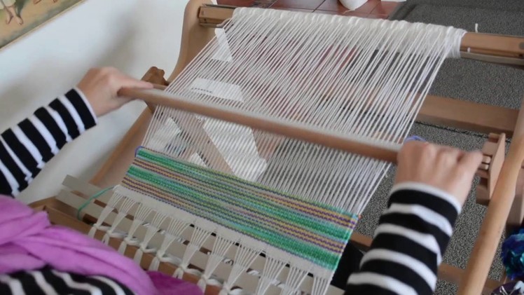 Tote bag weave along -  weaving part 1