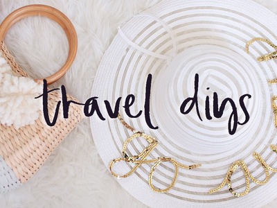 Travel and Summer DIYS | Inexpensive Beach and Travel Projects