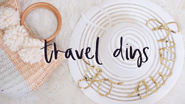 Travel and Summer DIYS | Inexpensive Beach and Travel Projects