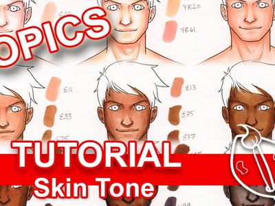 Tutorial: Copic Marker Skin Tutorial [9 Ways!]