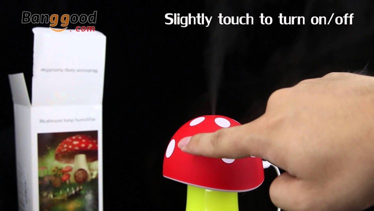 USB Aroma LED Mini Mushroom Humidifier Air Purification - Banggood.com
