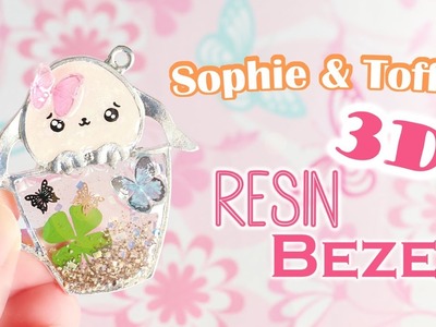 3D Resin Bunny Bezel Charm│Sophie & Toffee Subscription Box March 2017