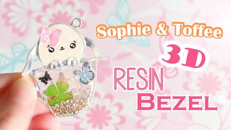 3D Resin Bunny Bezel Charm│Sophie & Toffee Subscription Box March 2017