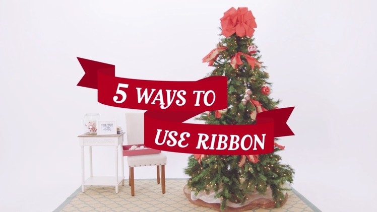 5 Ways to Use Ribbon on Your Christmas Tree
