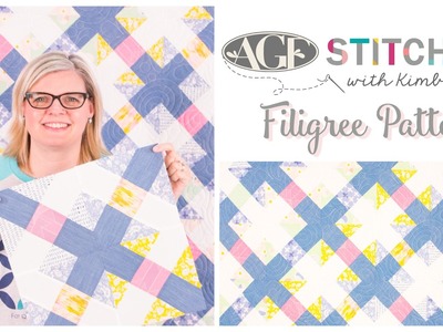 AGF Stitched Filigree Quilt Pattern: Easy Quilting Tutorial with Kimberly Jolly of Fat Quarter Shop