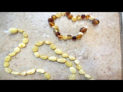 Baltic Amber Teething Necklace!