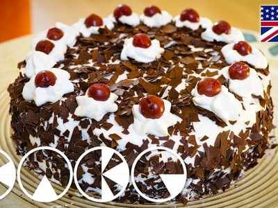 BLACK FOREST CAKE Recipe in 4K (Ultra HD)