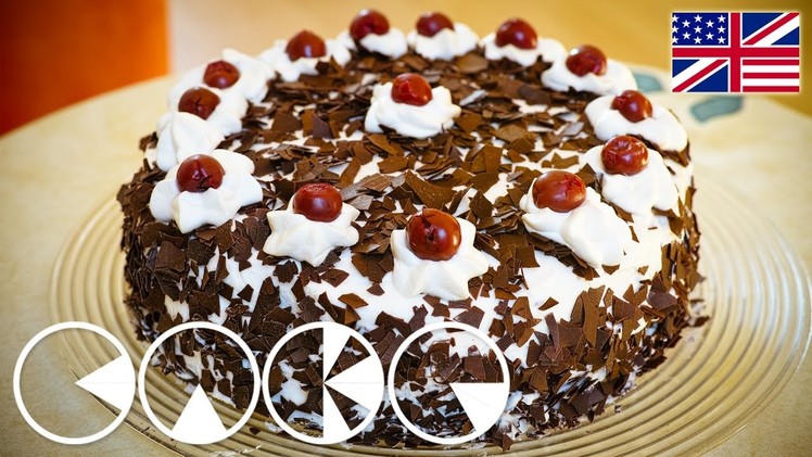 BLACK FOREST CAKE Recipe in 4K (Ultra HD)