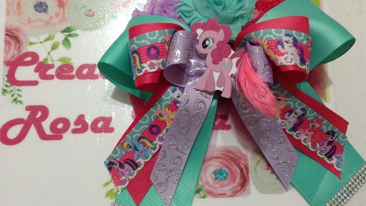 Boutique bow mi  little pony VIDEO No. 453 creacionesrosaisela