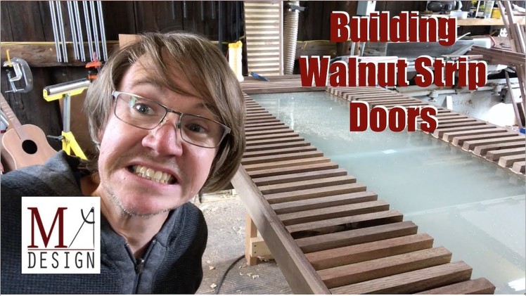 Building Walnut Strip Doors. Woodworking How To