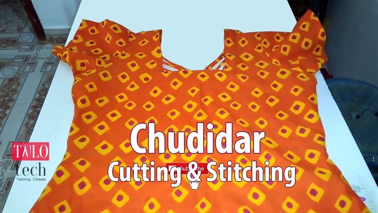 Chudidar cutting and stitching easy method | Churidar tailoring classes