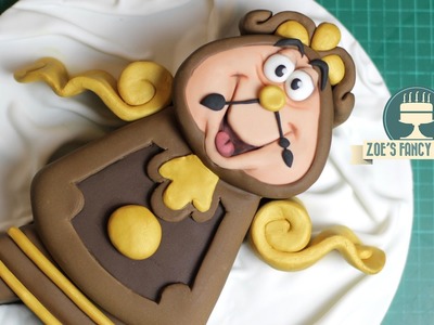 Cogsworth cake : Beauty and the Beast Disney cakes