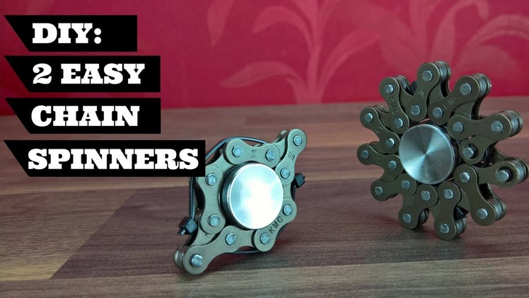DIY 2x Chain Fidget Toy Hand Spinner
