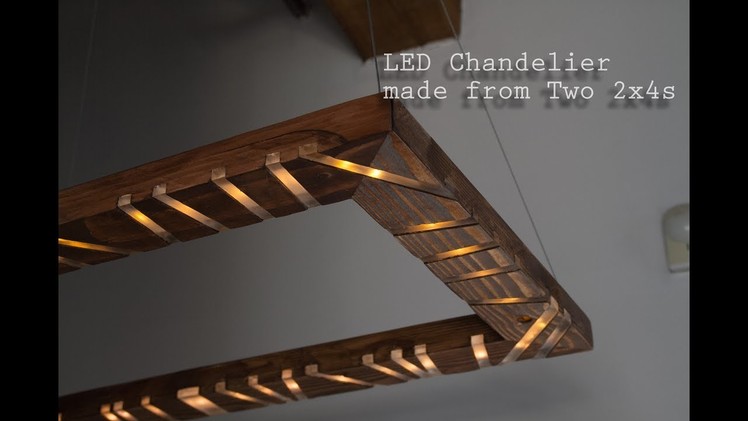 DIY 2x4 LED Chandelier with Music Sync -- #Two2x4Challenge (Full Build Video)