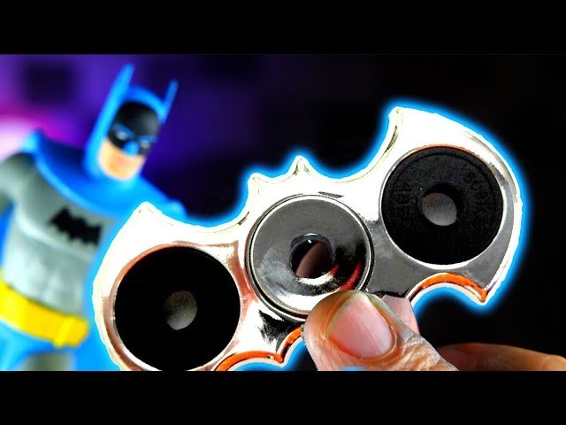 DIY BATMAN GALLIUM FIDGET SPINNER (How to Make Hand Spinners EASIEST WAY!) AND GIANT GIVEAWAY!