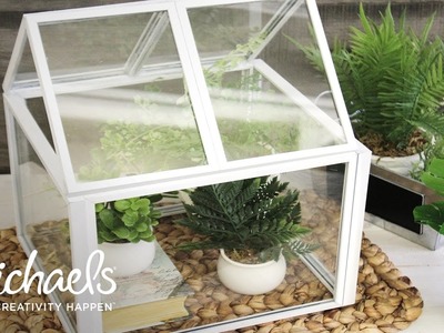 DIY Picture Frame Greenhouse | Michaels