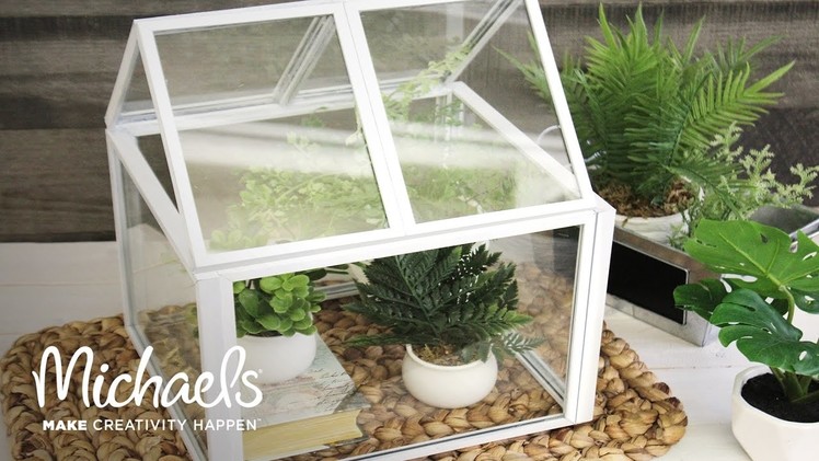 DIY Picture Frame Greenhouse | Michaels