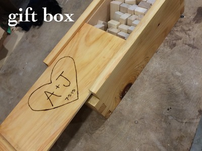 Easy wood box; made by hand