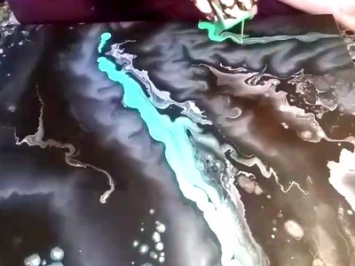 Fluid Painting - Experiment With 4 Brands
