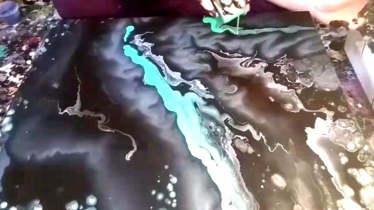 Fluid Painting - Experiment With 4 Brands