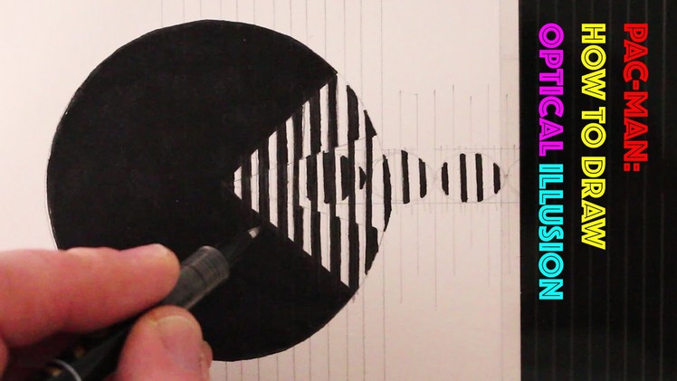 How to Draw Pac-Man: Animated Optical Illusion