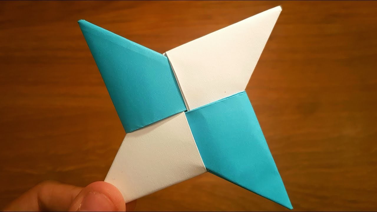 Origami, How To Make a Paper Ninja Star (Shuriken) Origami, Remake, How To Make a PAPER Fidget
