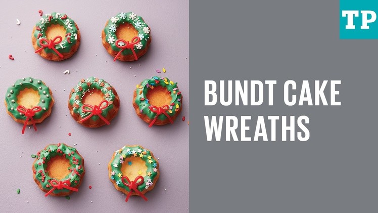 How to make bundt cake wreaths