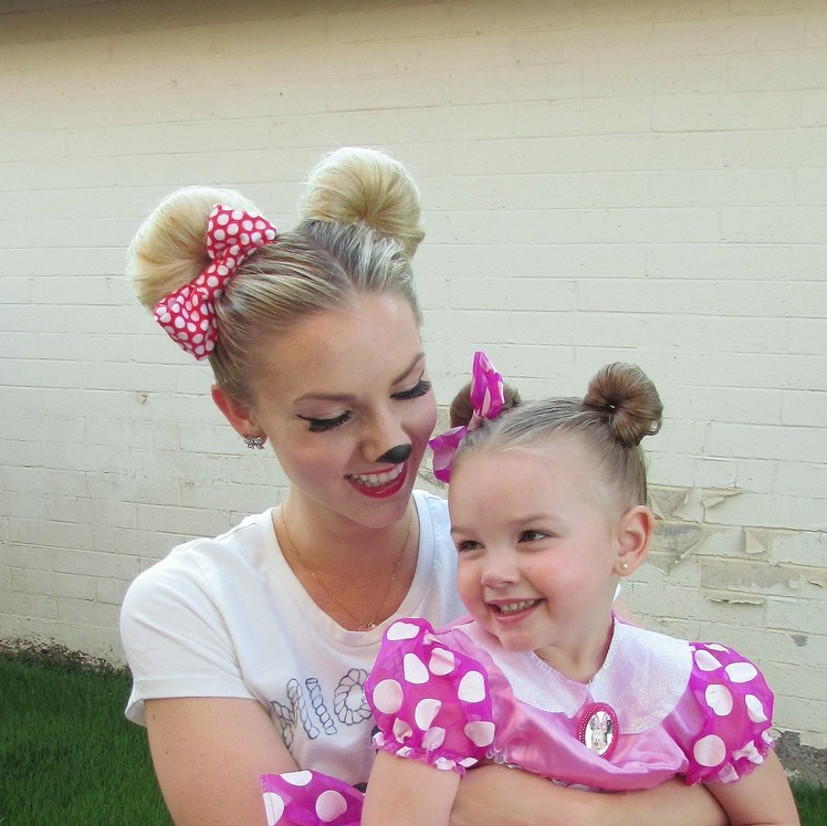 How to: Minnie Mouse Hair for Halloween and.or Disneyland (Disney)