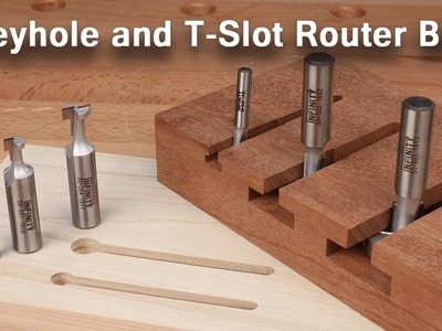 How to Use Keyhole and T-Slot Router Bits