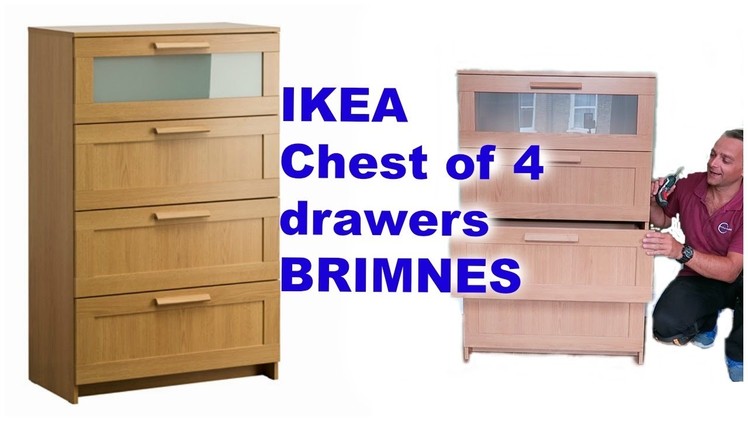 IKEA Chest of 4 drawers BRIMNES Assembly
