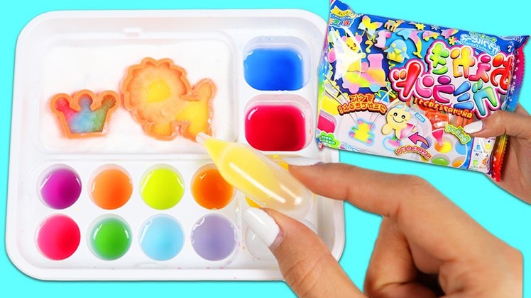Kracie Oekaki Gummy Land Fun & Easy DIY Japanese Candy Making Kit Lion and Crown Shapes!