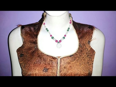 Kurti collar neck design cutting and stitching in hindi | neck design for kurti.kameez