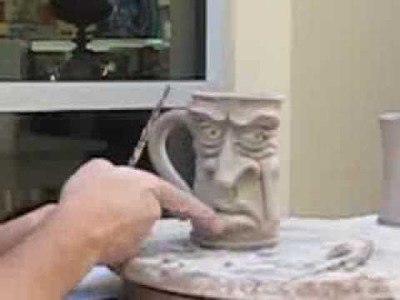 Mitchell Grafton sculpting a Face Mug - Time Lapse