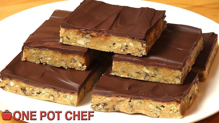 No Bake Chocolate Crunch Slice | One Pot Chef