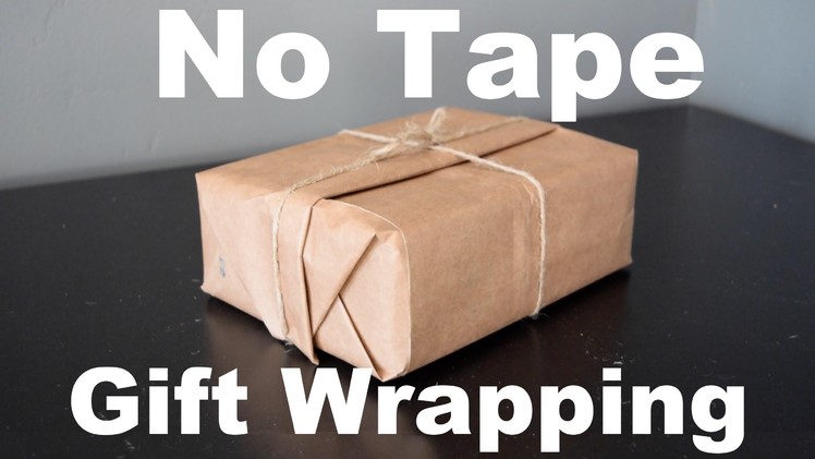 No Tape Gift Wrap : Christmas Gift Wrapping For Guys!