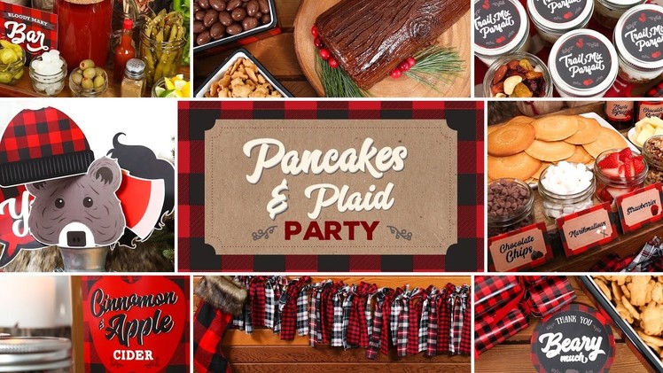 Pancakes & Plaid Party | Holiday Brunch Ideas