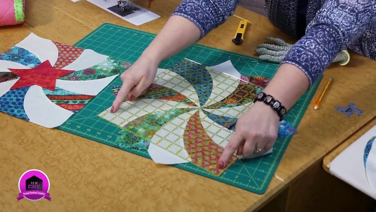Sew Easy: Twisted Pinwheel Template