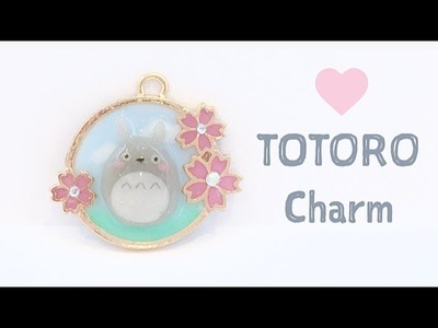 Totoro Polymer Clay & Resin Charm - GIVEAWAY