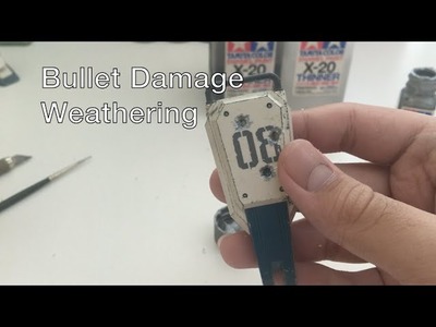 TZ TUTORIALS - Making Bullet Damage on Gunpla