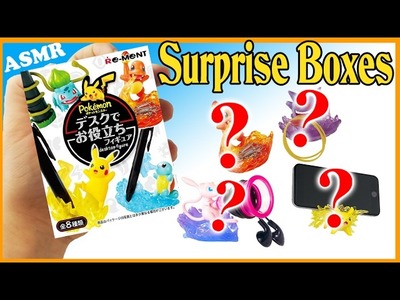 UNBOXING LOTS OF POKEMON BLIND BAG RE-MENTS Mystery Miniatures dollhouse rements Satisfying Asmr