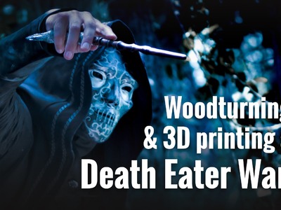 Woodturning and 3D printing a wand